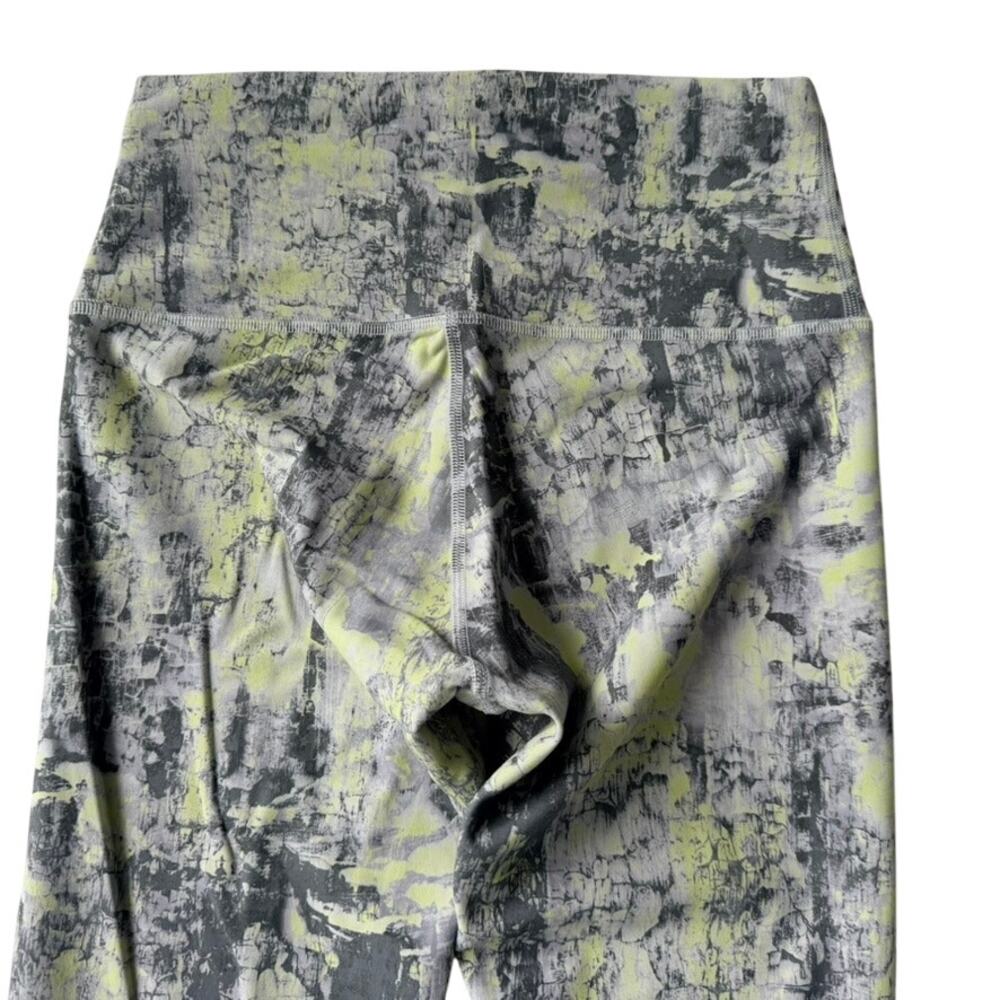 Lululemon Wunder Train High-Rise Tight Size 6 Grey Spruce Green Yellow Run Gym - Picture 6 of 7